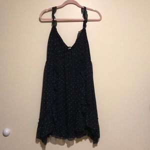 Black Babydoll Swing Dress